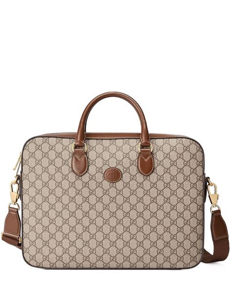 gucci laptoptasche|farfetch gucci briefcase.